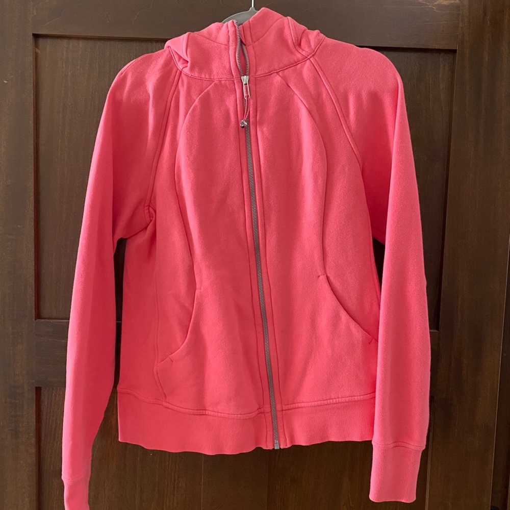 lululemon Scuba Hoodie, pink,  size 10